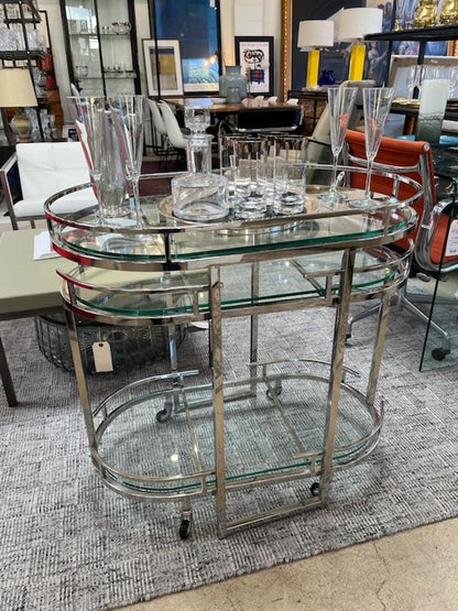 Restoration Hardware Bayeux Bar Cart