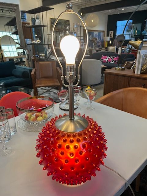 Union Street Glass  Urchin Table Lamp