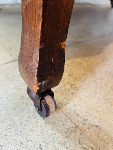 Antique Oak Serpentine Lowboy Dresser