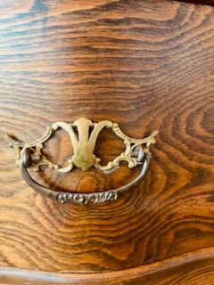 Antique Oak Serpentine Lowboy Dresser