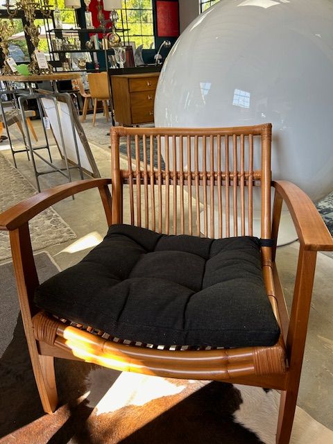 CB2 Noelie Rattan Lounge Chair