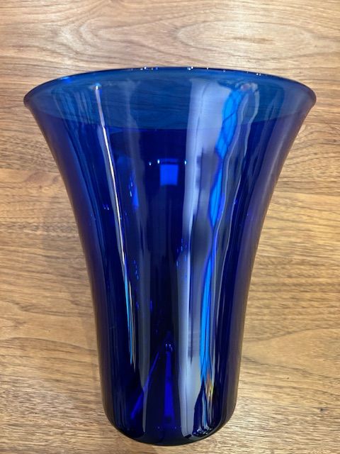 Elsa Peretti for Tiffany Blue Glass Vase