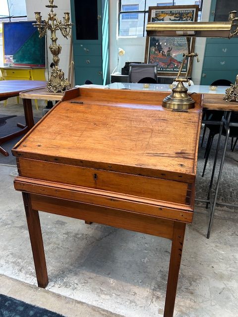 Vintage English Pine Secretary