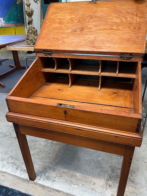 Vintage English Pine Secretary