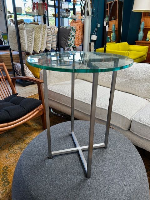 Room & Board Glass Classic End Table