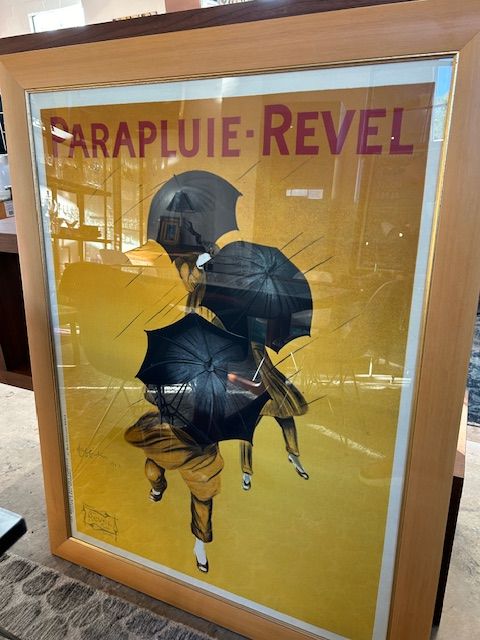 Vintage French  Advertisement Parapluie Revel Poster Framed