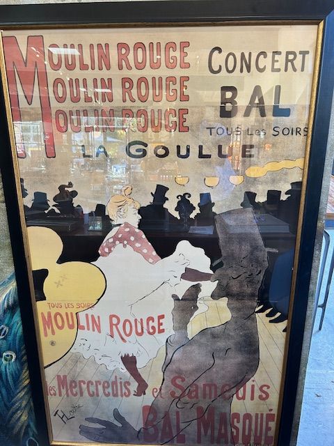 Moulin Rouge  Vintage Poster - Toulouse