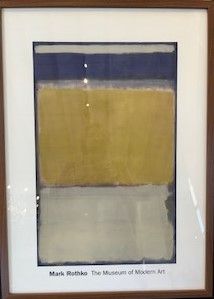 Framed Mark Rothko Poster from MOMA