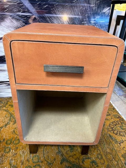 Made Goods Dante Leather Nightstand