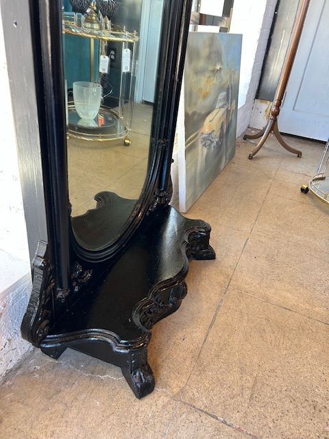 Early Victorian Tall Free Standing Mirror