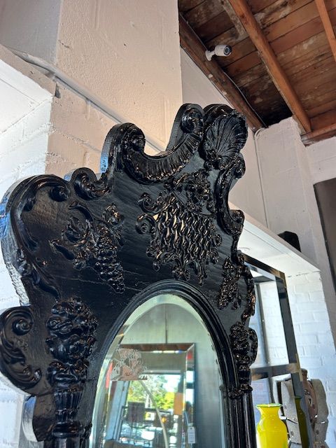 Early Victorian Tall Free Standing Mirror