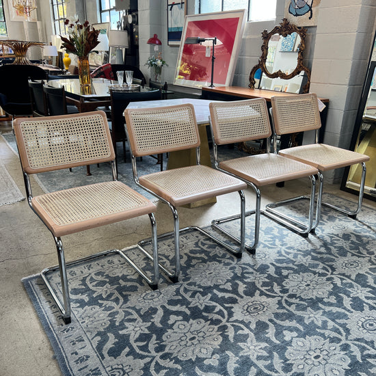 Marcel Breuer Style set of 4 Cesca dining chair