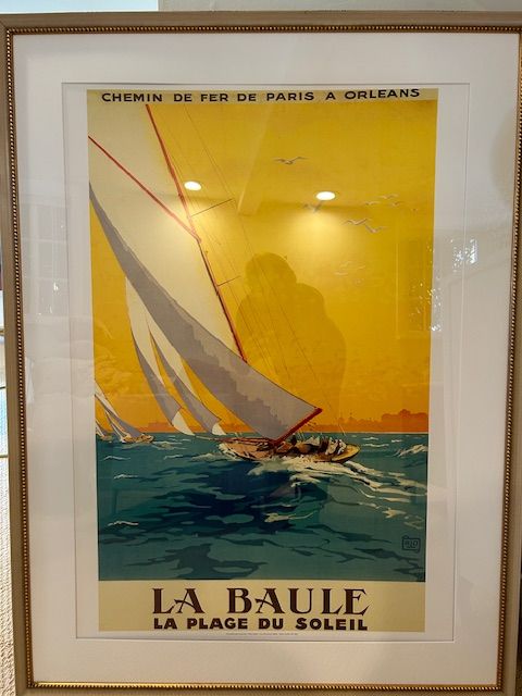 Vintage Framed Art Poster