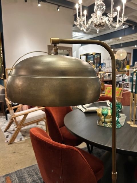 Vintage Steampunk Brass Floor Lamp