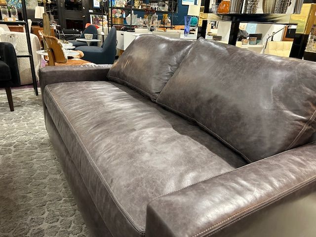 Cypress Design Custom Leather Apartment Sofa