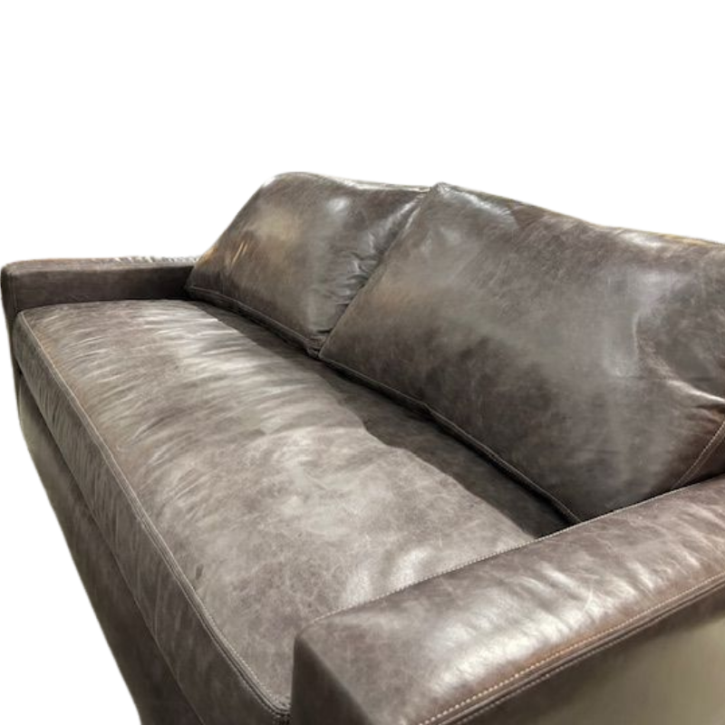 Cypress Design Custom Leather Apartment Sofa