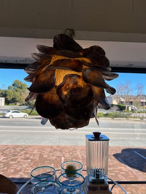 Palecek Shell Petal Light Fixture