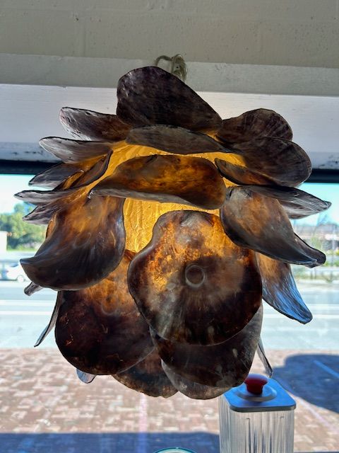 Palecek Shell Petal Light Fixture