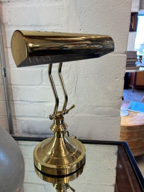 Vintage Brass Piano/desk lamp