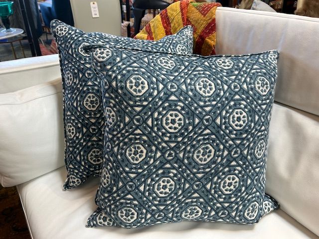 Linen and Down Designer Pillow  each