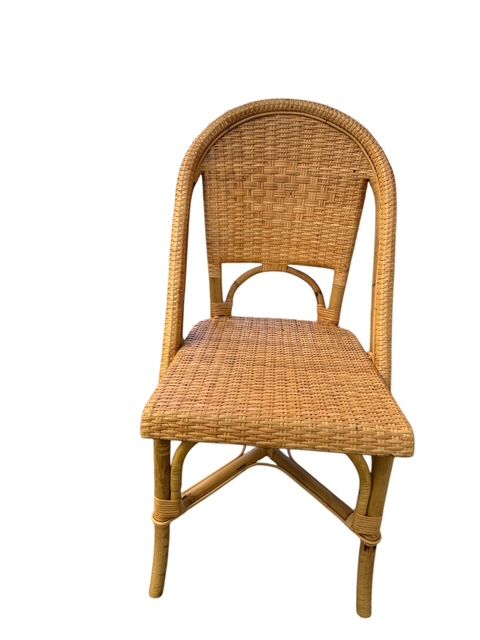 Serena &amp; Lily Sunwashed Riviera Rattan Dining Chair set of 7