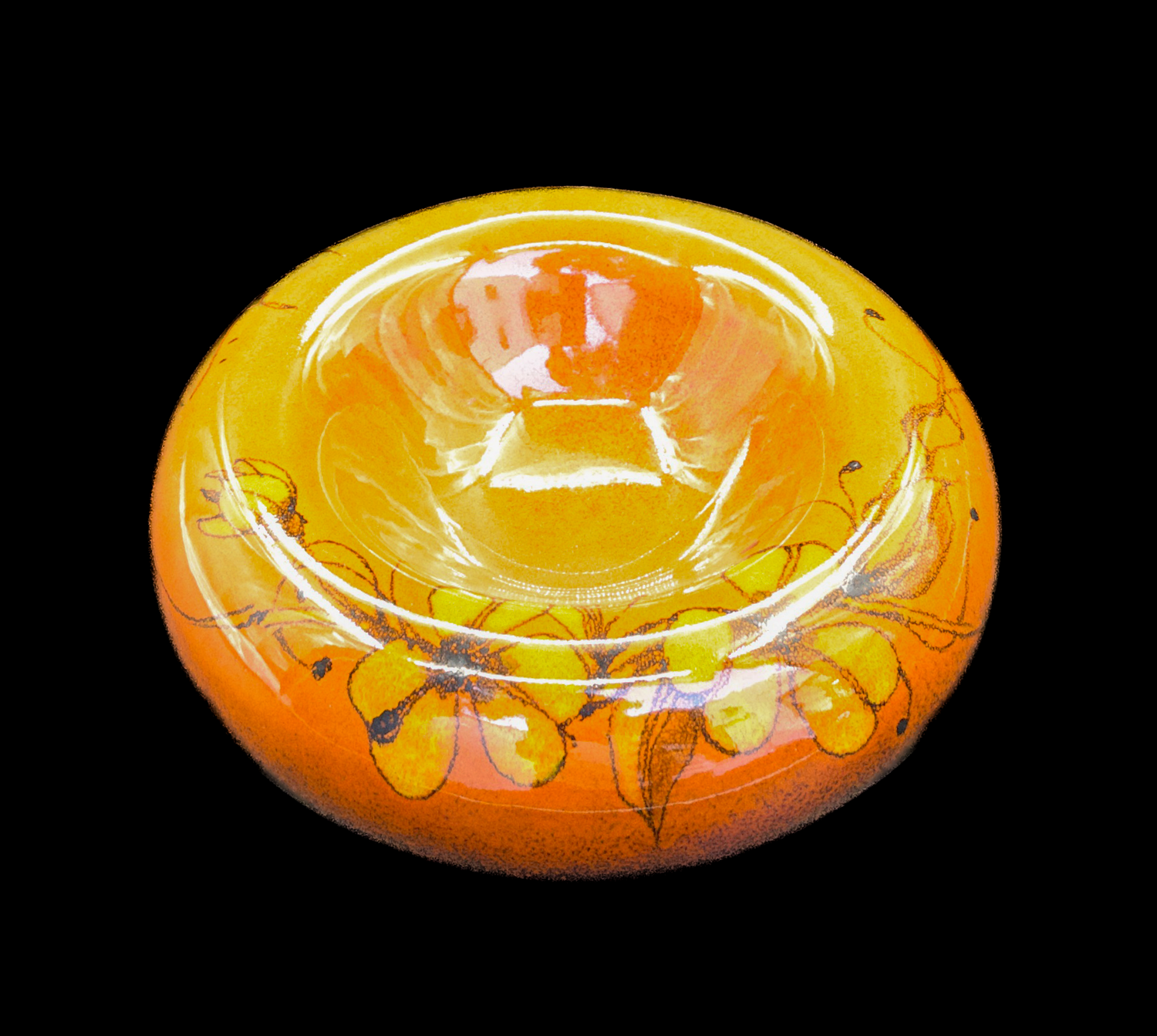 Renzo Verzolini Glass Bowl