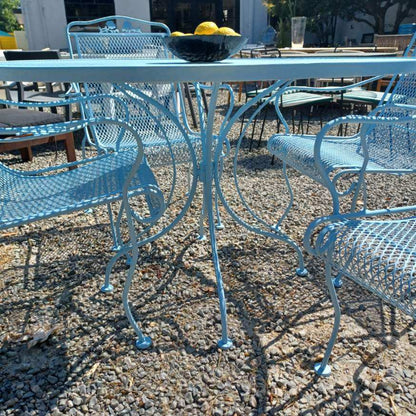 *Vintage outdoor Patio Set. Robin Blue