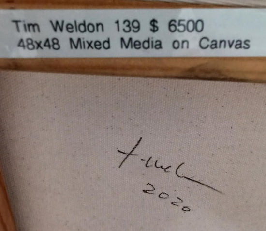 Tim Weldon Mix Media on Canvas ($6,500.00 Value)