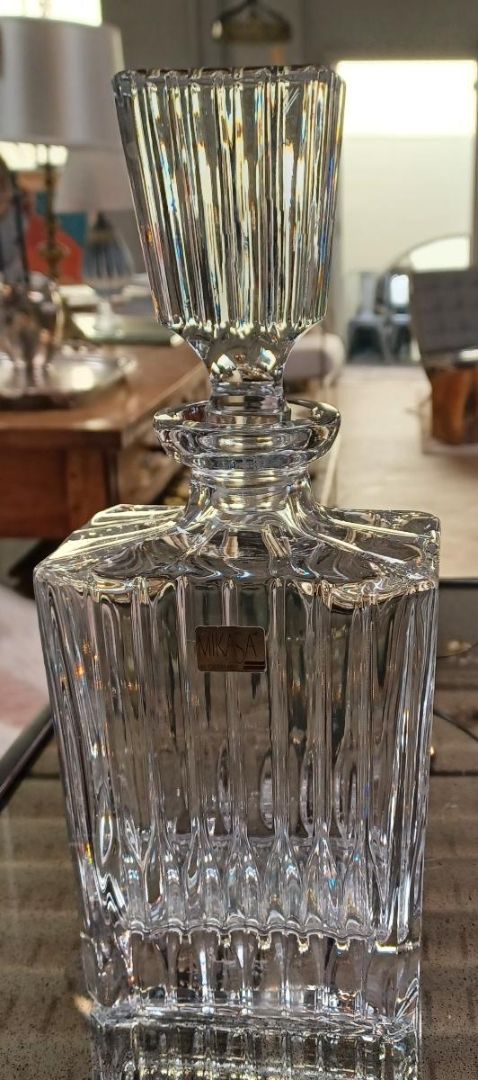 Vintage Mikasa Crystal Decanter