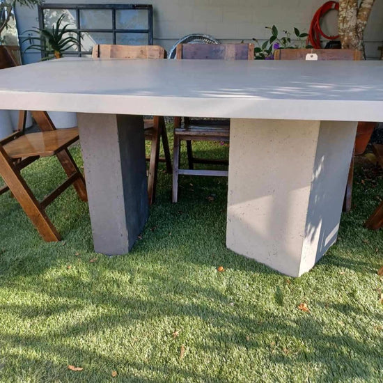 Concrete Custom Dining Table. Indoor/ Outdoor.