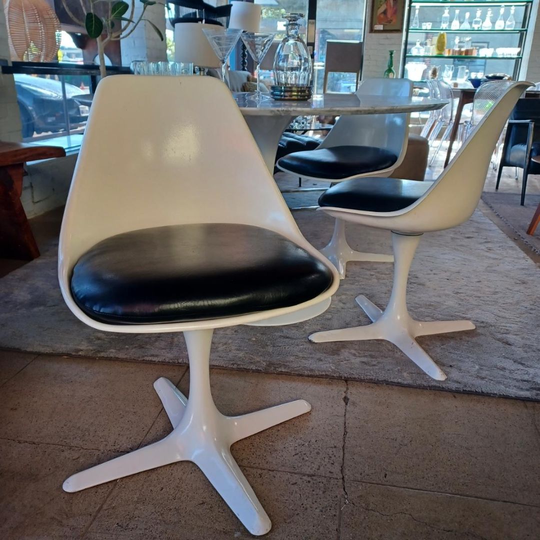 *Vintage Burke Tulip Swivel Chair. EACH