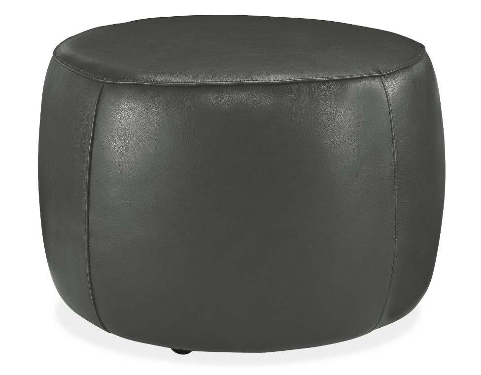 Lind Ottoman by Room &amp; Board for American Leather