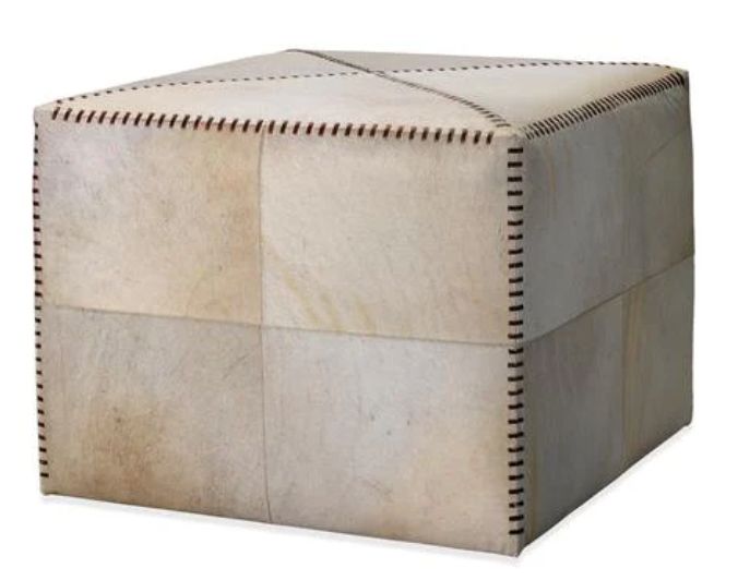 Jamie Young Hide Ottoman