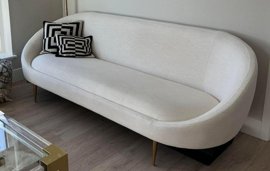 Jonathan Adler Ether Sofa in Ivory