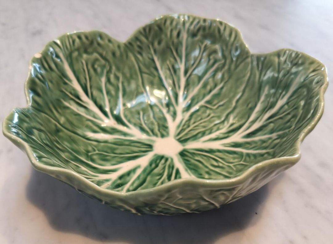 Cabbage Salad Bowl . Made in Portugal. Bordallo Pineiro.