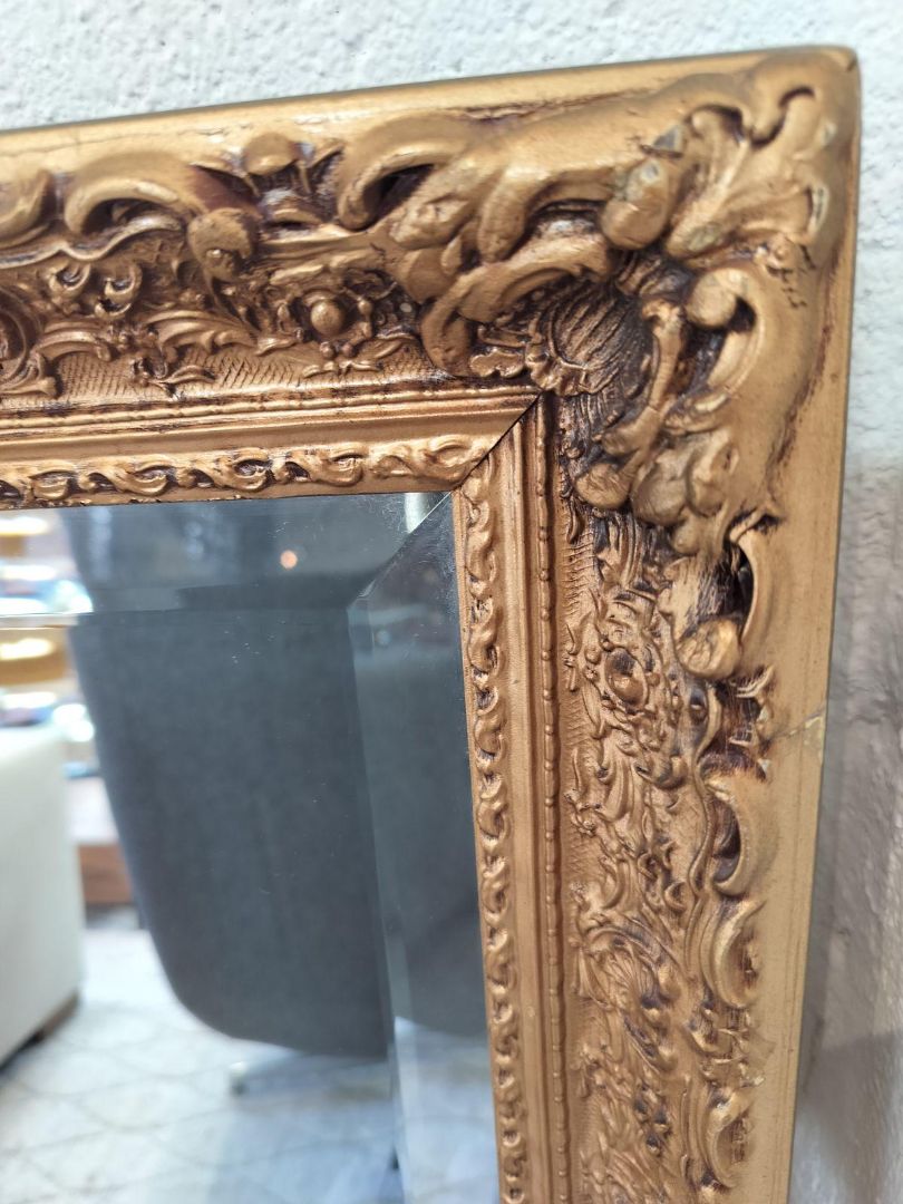 Vintage Gilt Frame Beveled Mirror