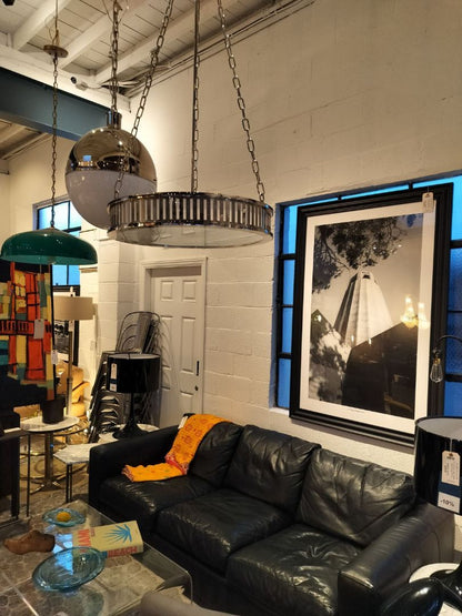 *CHP Urban Electric Company Polished Nickel Pendant (Reg. $8400)