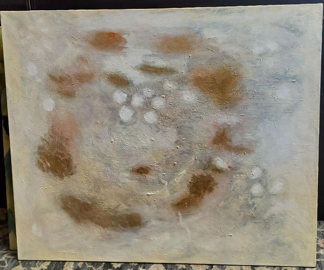 JoAnn Hughes Original Oil on Canvas &quot;The Circle is The Gate&quot;