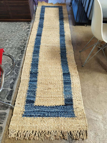 Serena &amp; Lily Jute Border Runner. Staging. (Reg. $328)