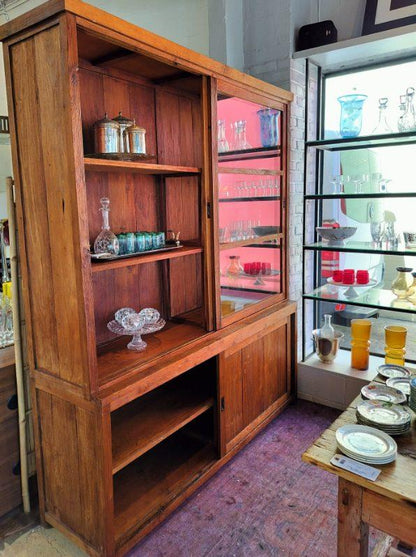 Vintage Wooden Duck Teak Large Cabinet