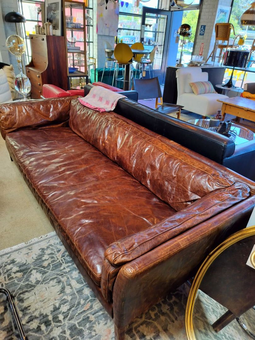 Timothy Oulton for RH Sorensen Italian Leather Sofa