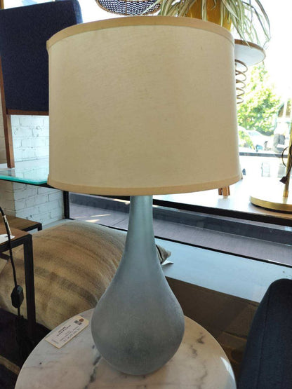 Frosted Glass Teardrop Shaped Lamp  EACH