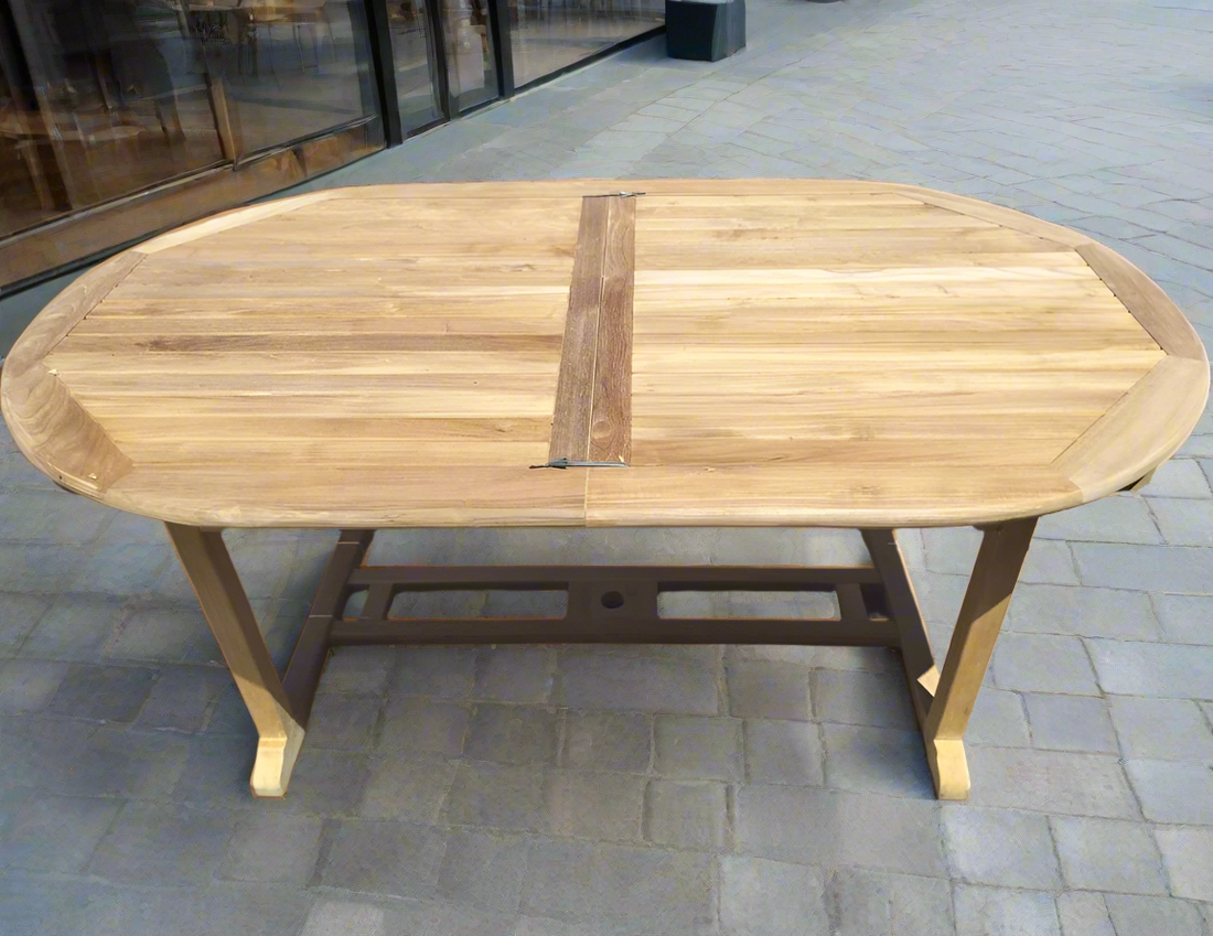 Wooden Duck Teak Extension Nicasio Table