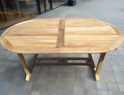 Wooden Duck Teak Extension Nicasio Table