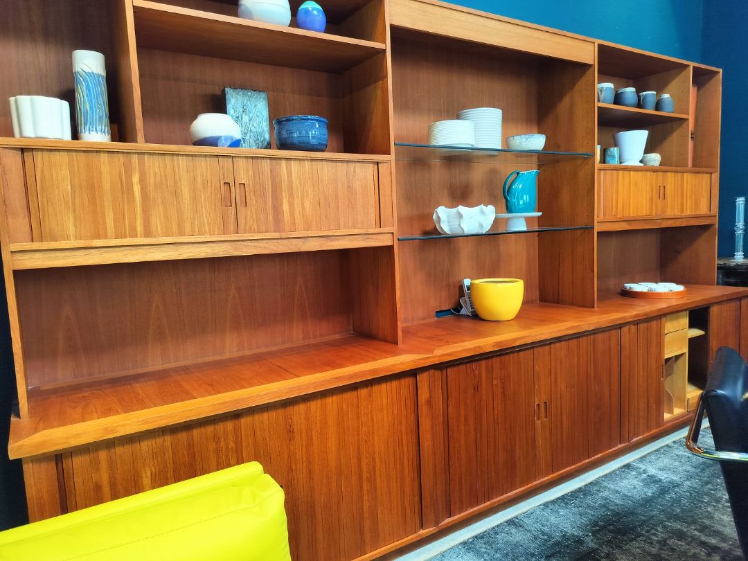 MCM Custom Teak Wall Unit