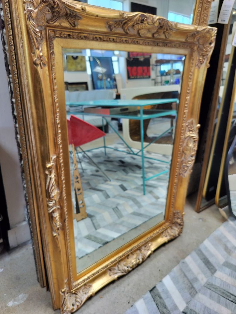 Vintage Ornate Mirror Gold Gilt Design