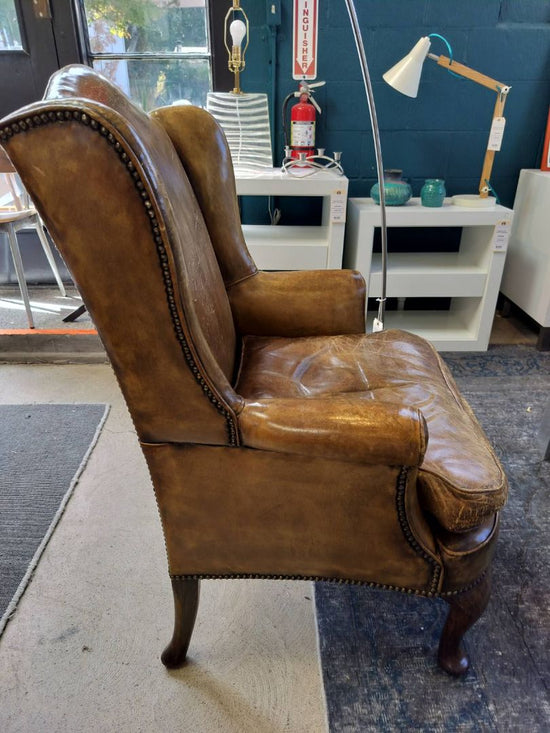 Vintage French Leather Chair