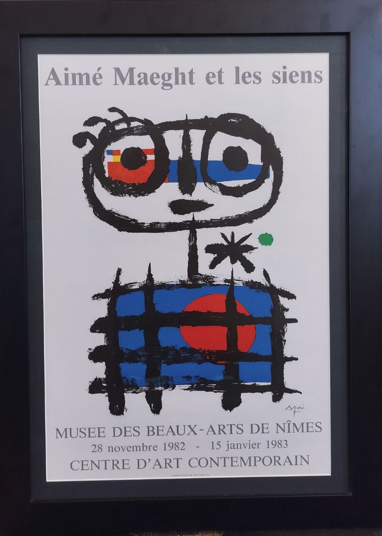 Original Poster MIRO Aime Maeght et les sien