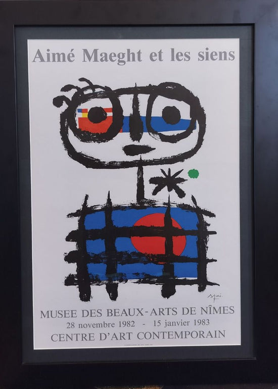 Original Poster MIRO Aime Maeght et les sien