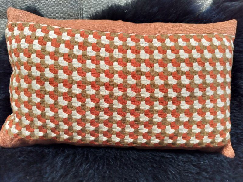 Eco-Terric Eco-Terric Pillow in Orange Tones - Showroom Sample. EACH